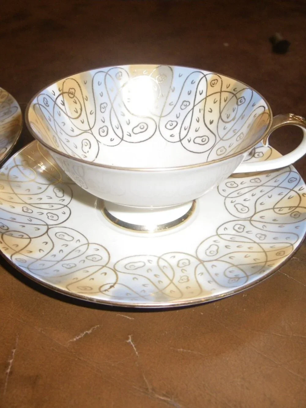 Vintage China Teacup & Saucer Set w/ Plate “Sohumann Arzberg Bavaria”